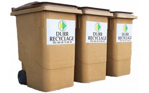 Location de bacs roulants 340L Durr Recyclage Haute-Savoie